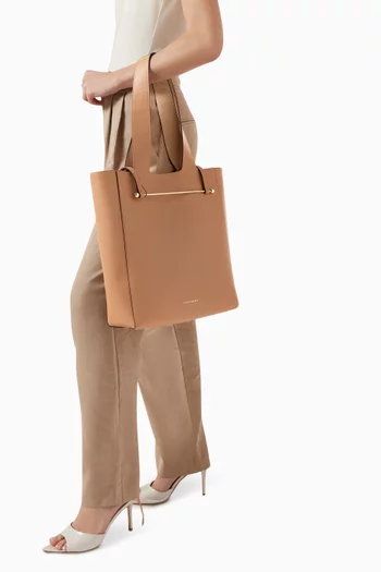 Melody Tote Bag in Grained Calfskin