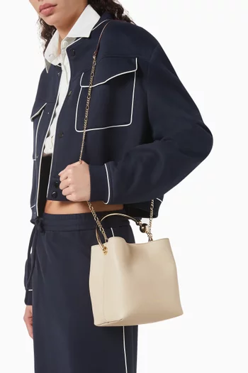 The Circus Top Handle Bag in Leather