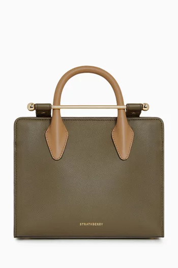 Nano Tote Bag in Leather