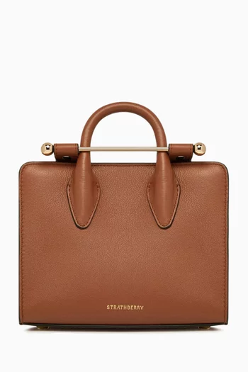 Nano Tote Bag in Leather