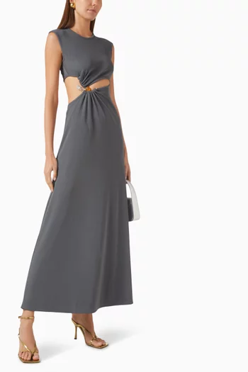 Concave Stone Tank Maxi Dress