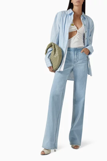 Deconstructed Jeans in Denim