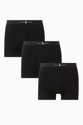 Classic Boxer Briefs in Cotton-blend, Set of 3