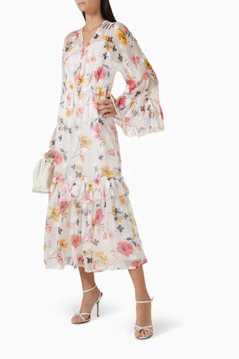 Floral-print Dress