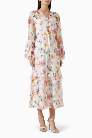 Floral-print Dress