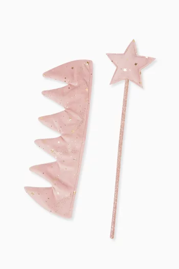 طقم حقيبة أميرة لامع