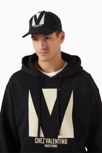 كاب بيسبول بشعار Chez Valentino قطن