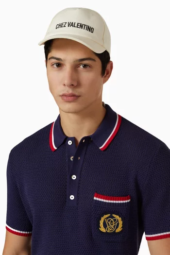 كاب بيسبول بشعار Chez Valentino قطن