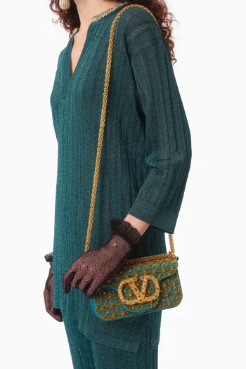Locò Small Shoulder Bag in Moiré