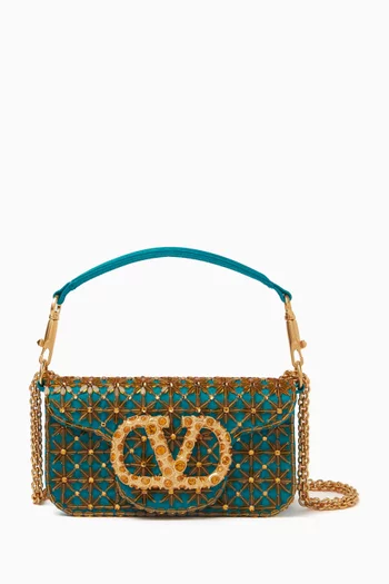 Locò Small Shoulder Bag in Moiré