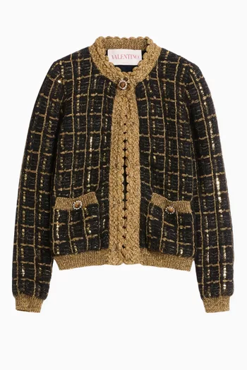 Sequin Jacket in Mohair-blend