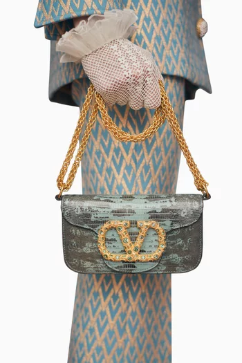 Small Locò Shoulder Bag in Tejus