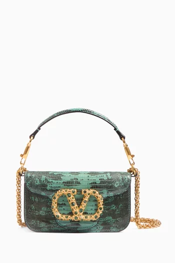 Small Locò Shoulder Bag in Tejus