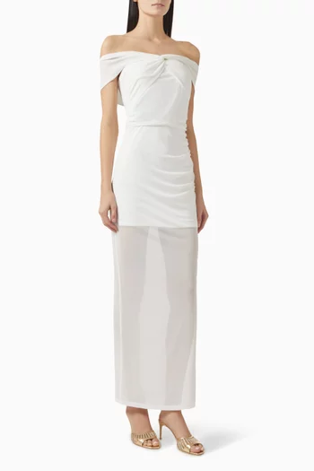 Ella Off-shoulder Maxi Dress