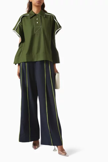 Slot Wide-leg Pants