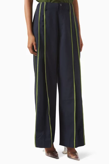Slot Wide-leg Pants