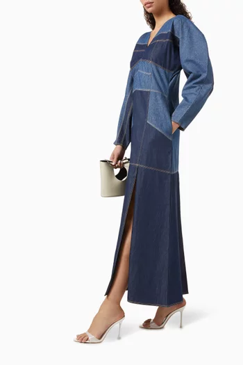 Cornwall Maxi Dress in Denim