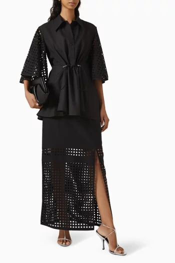 Astrid Cinched-waist Shirt