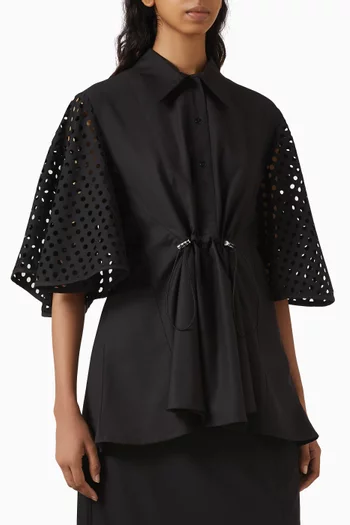 Astrid Cinched-waist Shirt