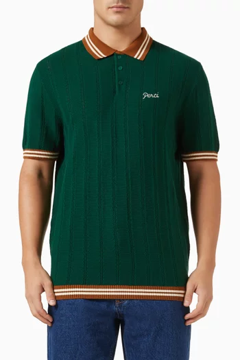 HQ Polo Shirt in Knit
