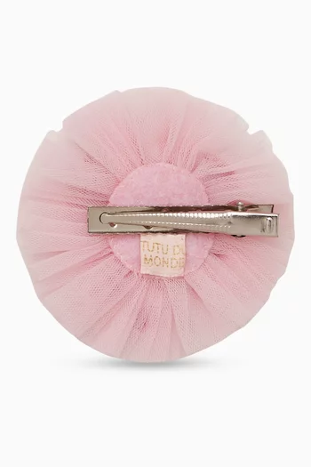 Ruffle Heart Love Hairclip