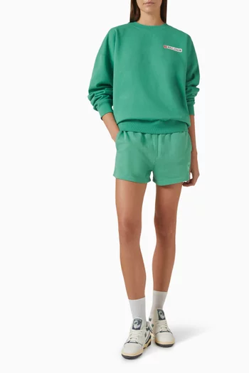 Reveri Elasticated-waistband Shorts in Organic Cotton