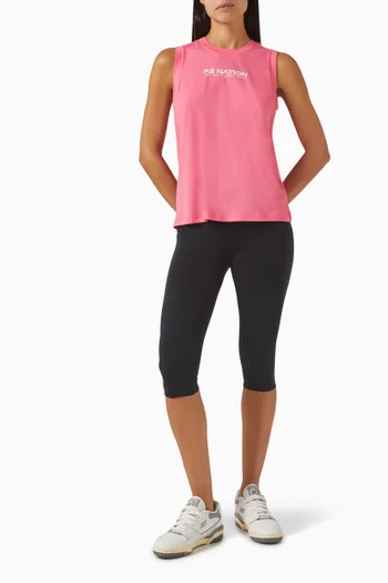 Shuffle Logo Tank Top in Organic Cotton