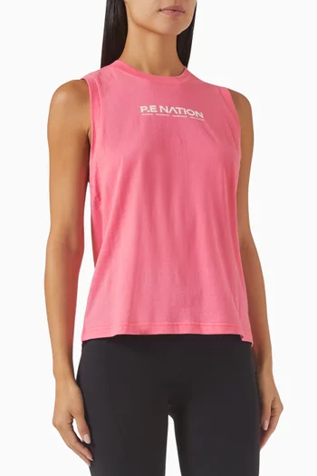 Shuffle Logo Tank Top in Organic Cotton