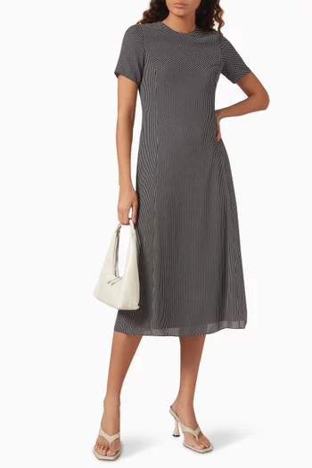 Flared Midi Dress