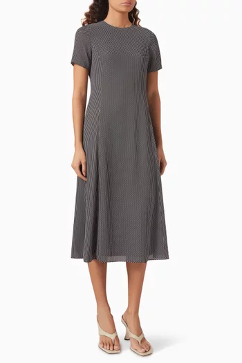 Flared Midi Dress