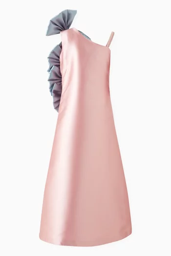 Bow Embellished A-line Dress