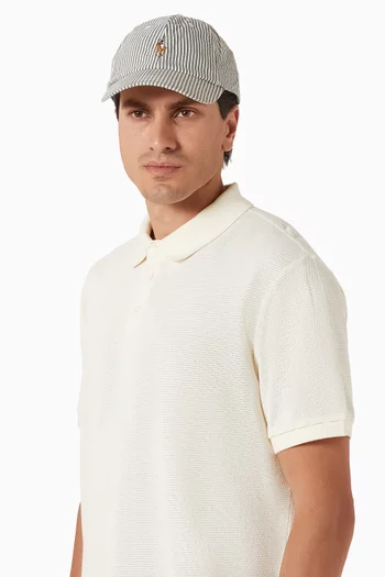 Seersucker Classic Cap in Cotton Blend