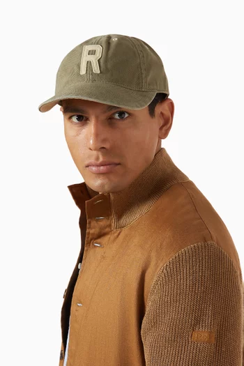 Logo Ball Cap in Cotton-twill