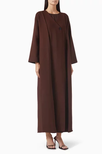 Abaya Set in Crepe