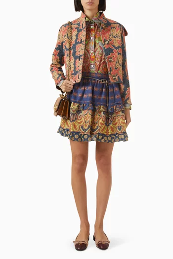 Shirt in Mussola Cachemire Voyage Imaginaire