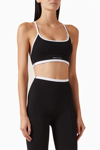 Fundamental Sports Bra in Stretch-nylon