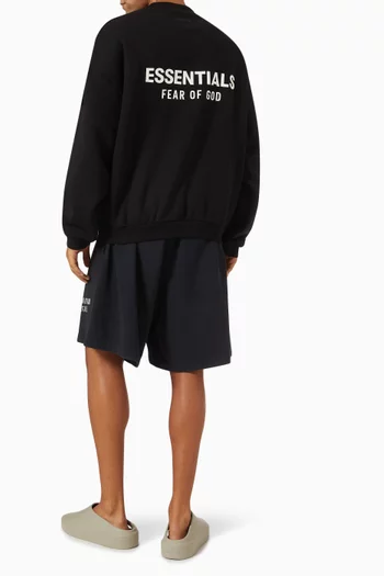 Logo Sweatshirt in Fleece