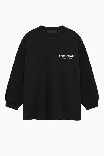 Essentials Long Sleeve T-shirt in Cotton Jersey