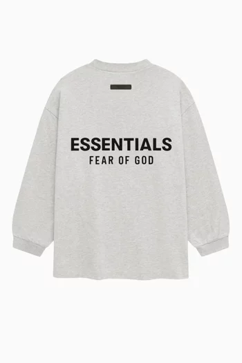 Essentials Long Sleeve T-shirt in Cotton Jersey