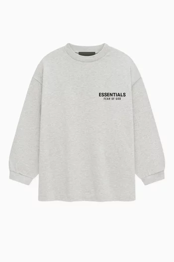 Essentials Long Sleeve T-shirt in Cotton Jersey
