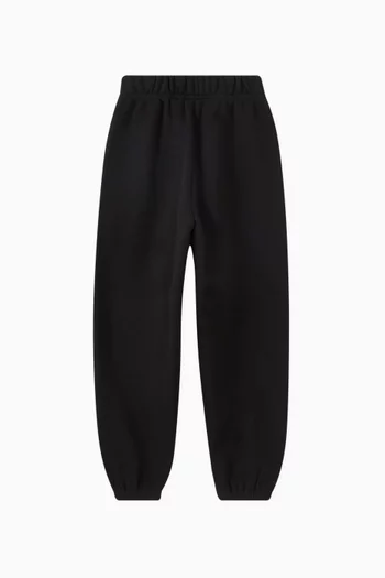Relaxed Logo Sweatpants in Fleece