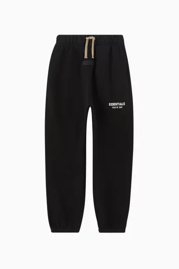 Relaxed Logo Sweatpants in Fleece