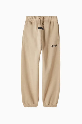 Relaxed Logo Sweatpants in Fleece