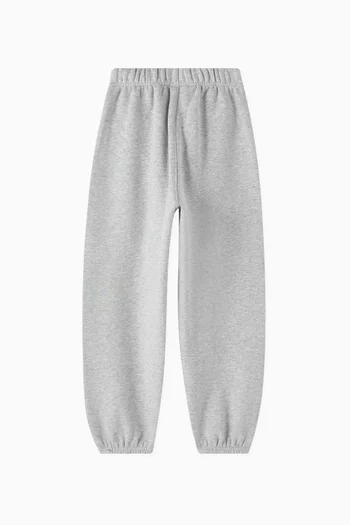 Relaxed Logo Sweatpants in Fleece
