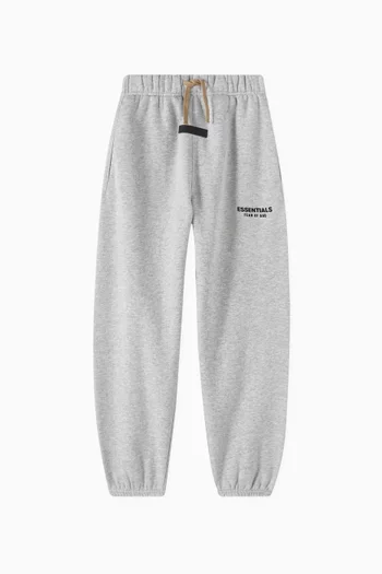 Relaxed Logo Sweatpants in Fleece