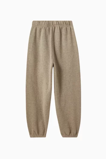Relaxed Logo Sweatpants in Fleece