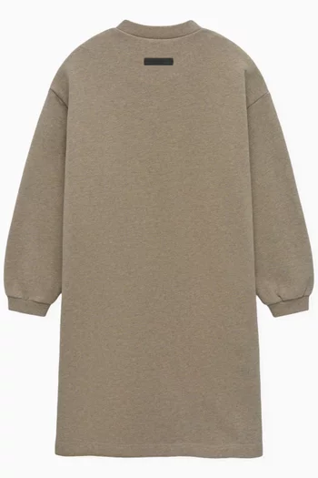 Logo Dress in Fleece