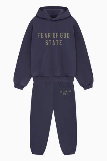 Relaxed Logo Sweatpants in Fleece