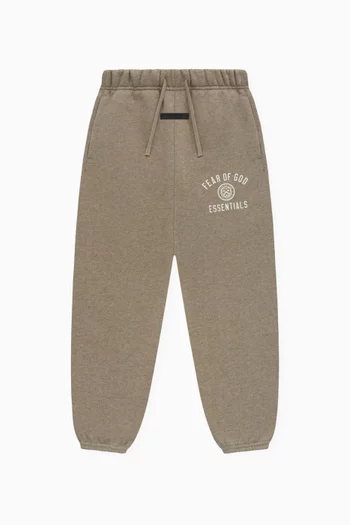 Relaxed Logo Sweatpants in Fleece