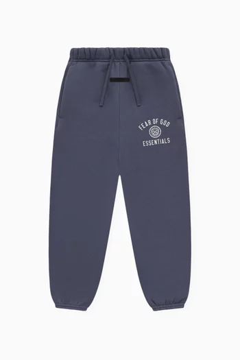 Relaxed Logo Sweatpants in Fleece